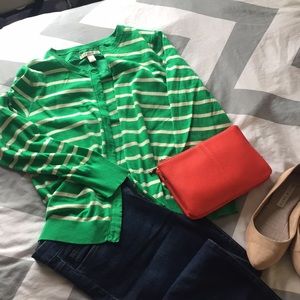 XL striped cardigan GUC